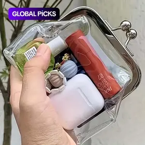 3 Piece Transparent PVC Coin Wallet Set, Lockable for Travelers and Daily Use, Ensure Your Essentials Style, Coin Purse Set #GLOBAL PICKS