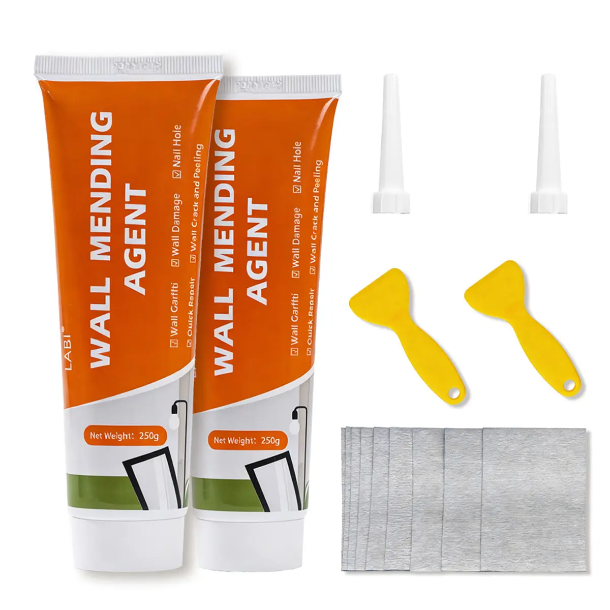 Drywall Patch Repair Kit 250g Wall Mending Agent Multi-functional Quick ...