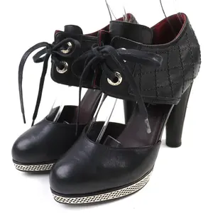 Pre-owned CHANEL Others Small Leather Goods Matelasse Leather Pumps
