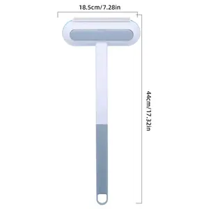 Cat Hair Brush Pet Hair Remover Carpet Cleaning Tool Multifunctional Long-Handle Electrostatic Brush Hair Removal Supplies Scraper