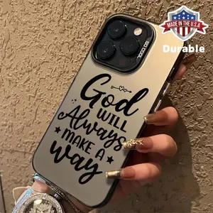 God for Iphone16 Case Iphone 16 Promax/16Plus/16Pro/15Plus/15Pro/15Promax/14Plus/14Promax/14Pro/Iphone13 Pro Max High-Quality 13Pro/12Pro/12Promax/Iphone 12/11Promax/Iphone13 Matte Drop Proof Phone Case Cover Protection