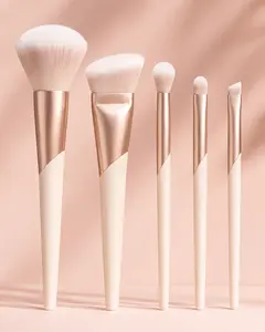 Alivea LuxeBlend™ 5-Piece Vegan Face & Eye Makeup Brush Set