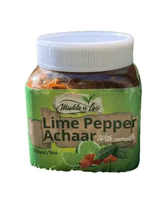 Mudda n Law Lime Pepper Achaar Extreme hot Flavor Spice Taffy
