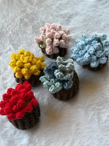 Floral Handmade Coasters - crochet - Handmade