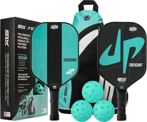 SLK Pickleball Paddles Set of 2 | Designed in The  | Choose The SLK Neo Graphite, SLK Neo Fiberglass Pickleball Set or SLK Atlas Pickleball Bundle