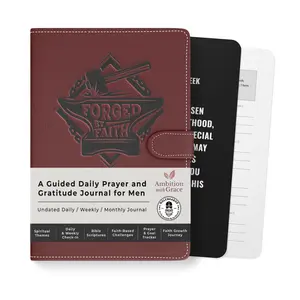 Forged by Faith – Prayer Journal for Men for Discipline, Reflection & Bible Study by Ambition With Grace x HolyBeardz