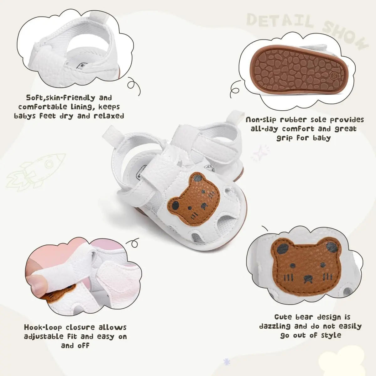 Baby Infant Boy Girl Sandals Newborn Non-Slip Soft Rubber Sole Sandals for Baby Boys Open-Toe Outdoor Casual Summer First Walkers Shoes Baby Infant Boy Girl Sandals Newborn Non-Slip Soft Rubber Sole Sandals for Baby Boys Open-Toe Outdoor Casual Summer First Walkers Shoes