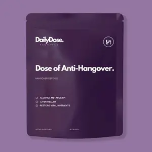 DailyDose Supplements - Dose of Anti-Hangover - Rapid Hydration & Liver Support - Pre and Post Supplement
