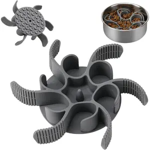 Slow Feeder Bowl Insert to Slow Down Eating for Dogs with Stainless Steel, Glass and Ceramic Pet Bowls