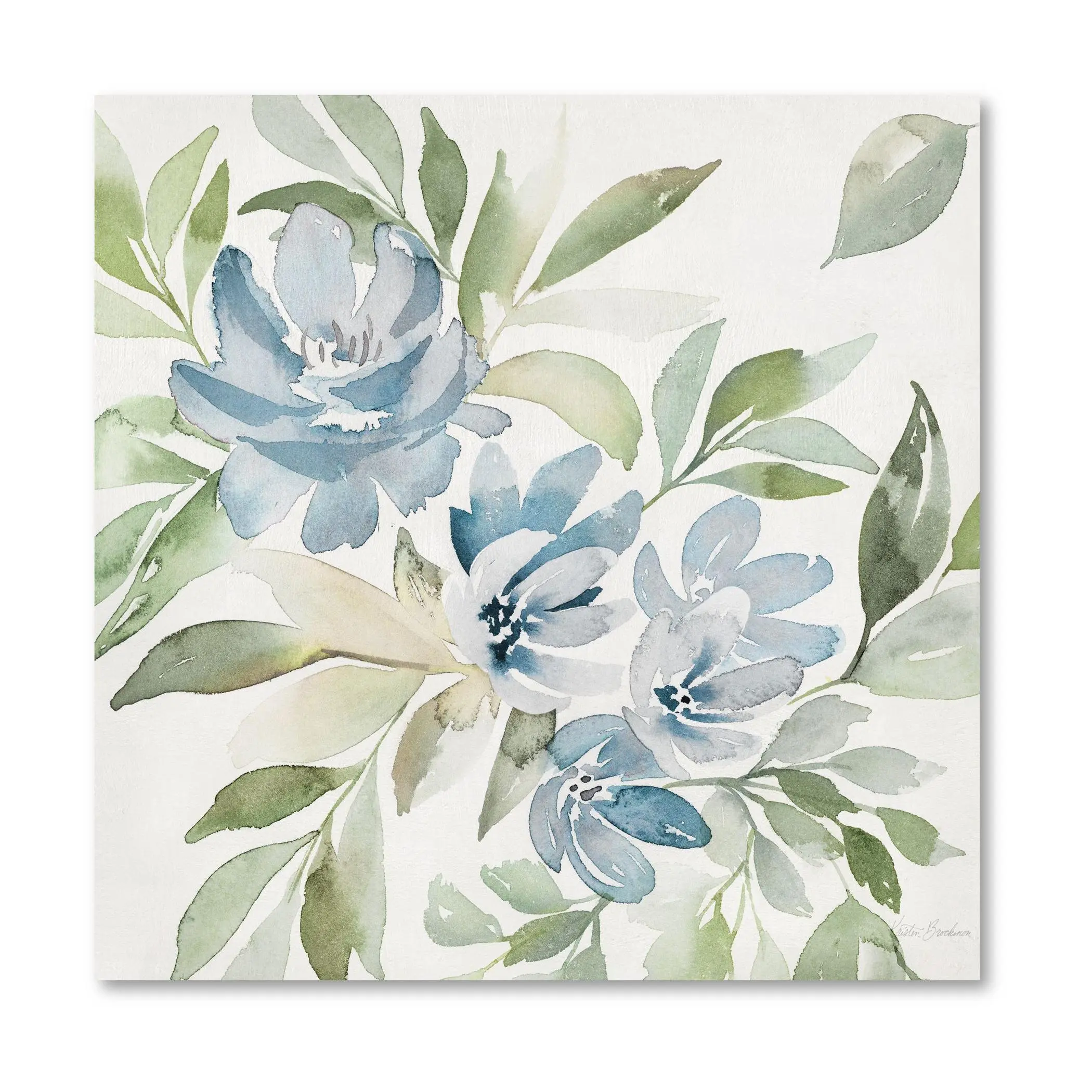Courtside Market Blue Paradise Picks II 16x16 Canvas Wall Art