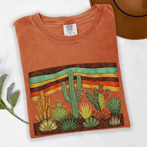 Comfort Colors  Desert Cactus Tshirt, Southwest Cactus Tee