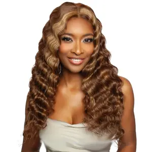 Mane Concept Brown Sugar SkinBond Lace Glueless HD 9x6 Lace Front Wig - BSSB213 - PRE-CUT 05 - Human Hair Blend