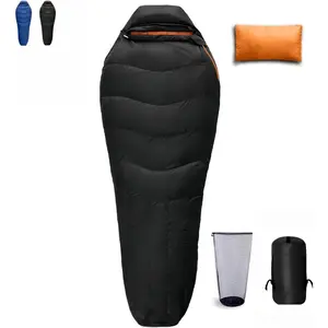 Down Sleeping Bag with Pillow for Backpacking,15? 5? 0? Wide Down Sleeping Bag (86.6 in x 33.5 in) for Adults,Youth Camping and Hiking Outdoor with 680FP Duck Down