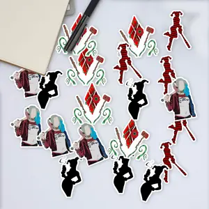 Stickers Pack 20 Pcs Harley Colorful Bike Skateboard Quinn Bumper  Water Luggage Bottle Waterproof Laptop Aesthetic Guitar Vinyl Car