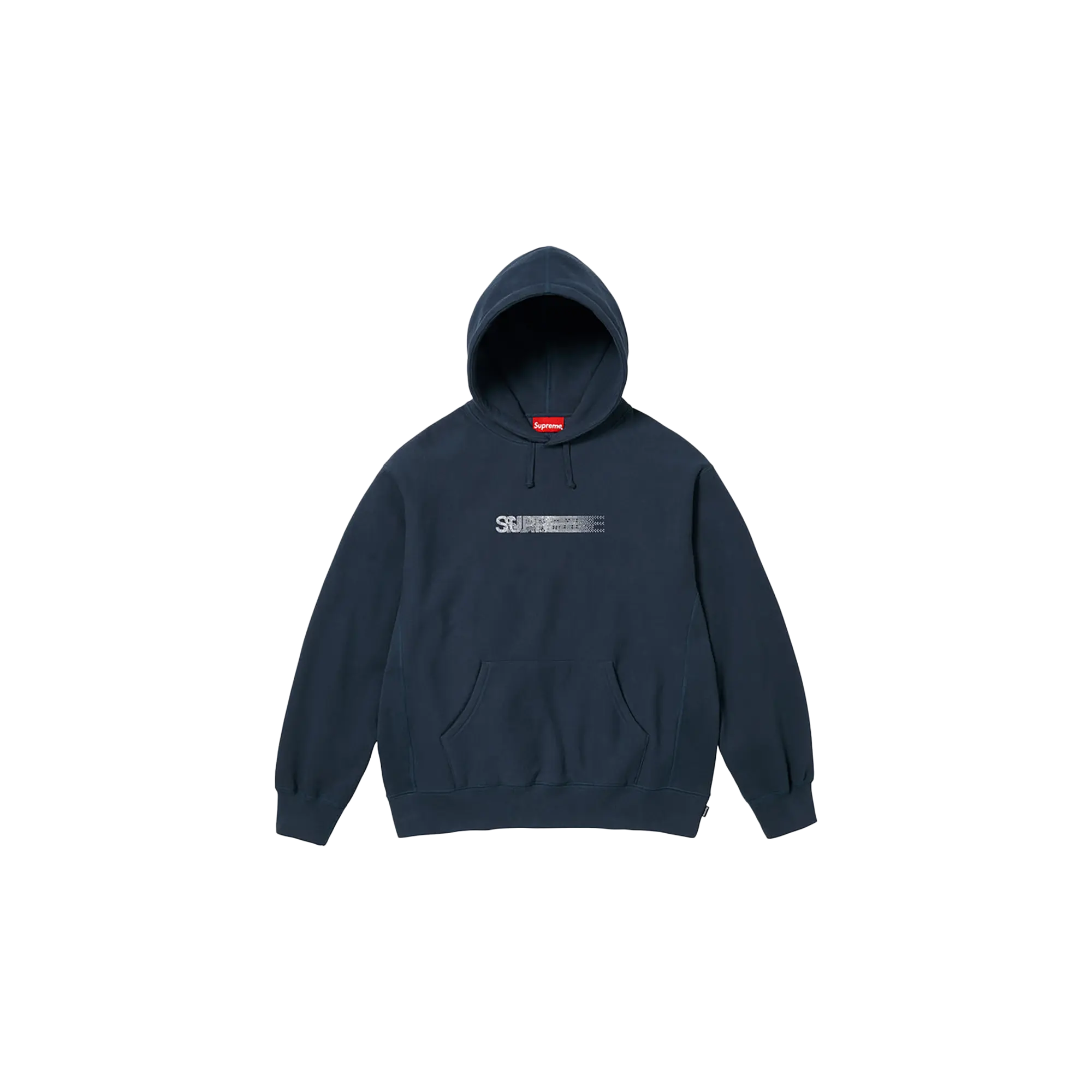 Swarovski® Motion Logo Hooded Sweatshirt "FW25 - Navy" SU25938