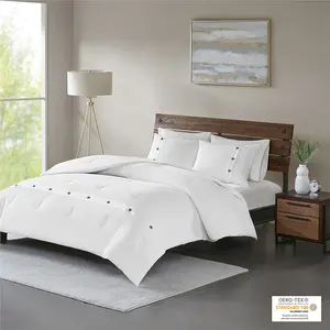 3 Piece Cotton Waffle Weave Comforter set