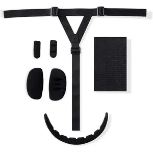 Softball Face Mask Defense Liner Includes 1 Forehead Pad 2 Side Pads 2 Chin Cups 1 Ponytail Strap 1 Large Super Glue Magic Hook