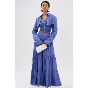 BUSINESS ONLY STRIPE PALAZZO PANT