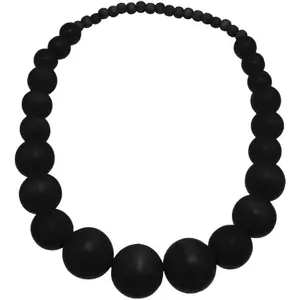 GLIMMER Ethnic Natural Wood Beads Necklace for Men Women Africa Wooden Chain Chunky Strand Necklace Statement Hip Hop Jewelry