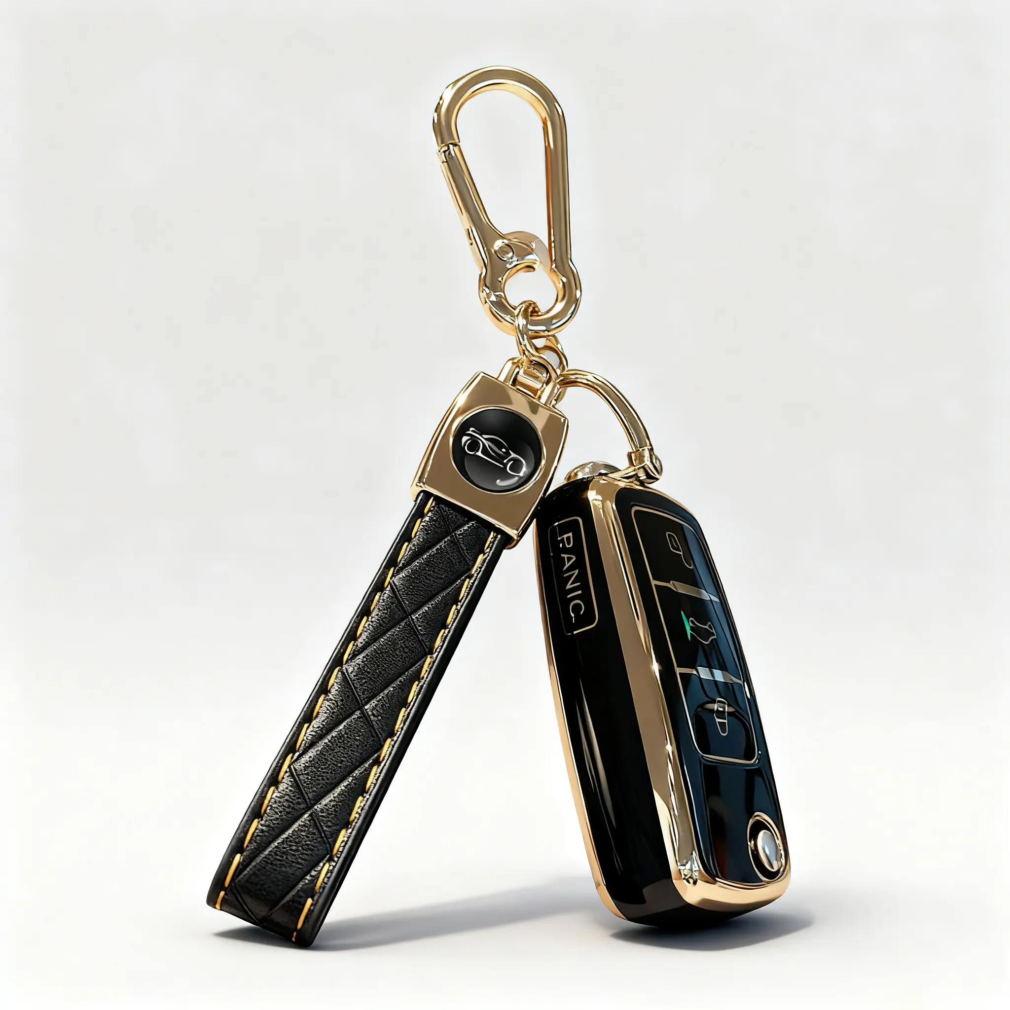 Key Fob Cover Compatible with for Volkswagen Bettle Golf Jetta Passta HLO1J0959753AM HLO1J0959753D NBG735868T NBG 735868T