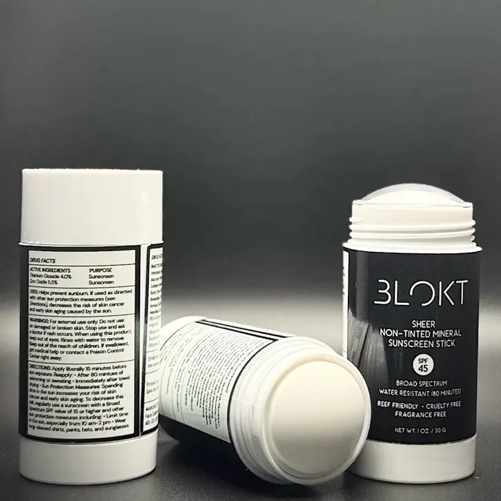 BLOKT Mineral Sunscreen Stick SPF 45 Skincare