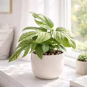 Amydrium 'Silver' (Spiderman Monstera)