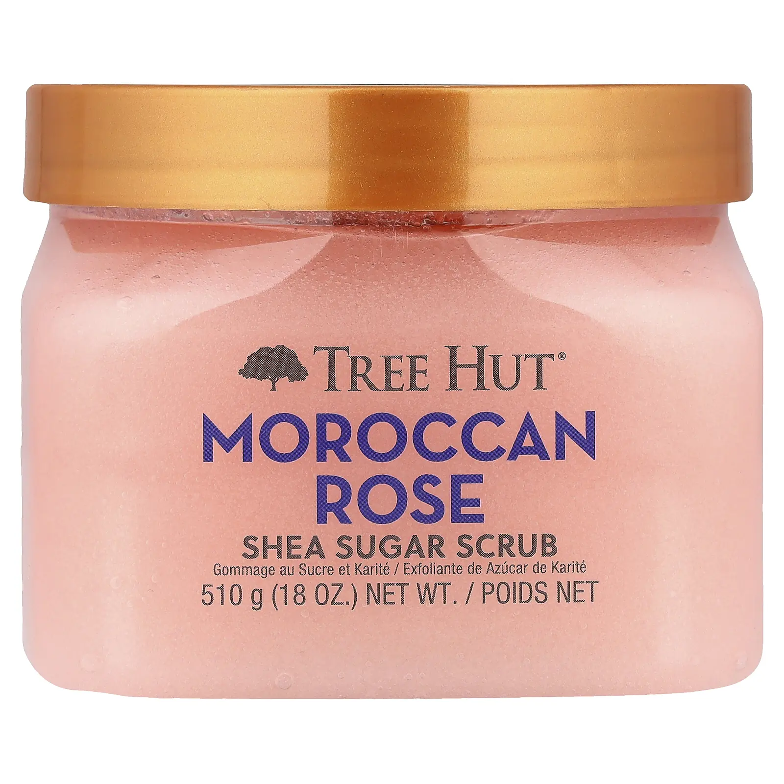 Tree Hut Shea Sugar Scrub, Moroccan Rose, 18 oz (510 g)