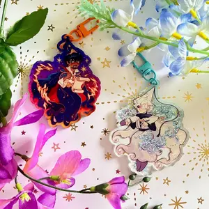 Qifrey and Olruggio Witch hat Atelier Acrylic Keychains
