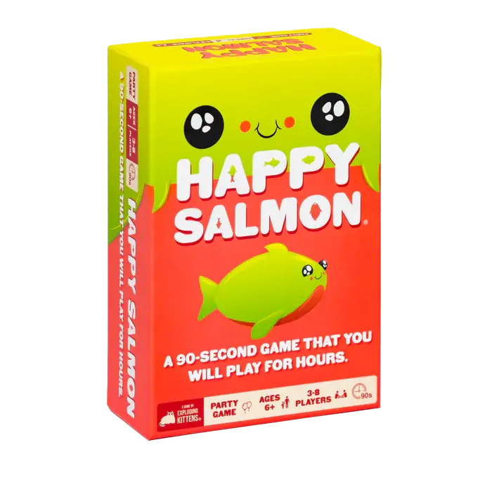 HAPPY SALMON - A 90 Second Game That You Will Play For Hours Card Games Party Card Game