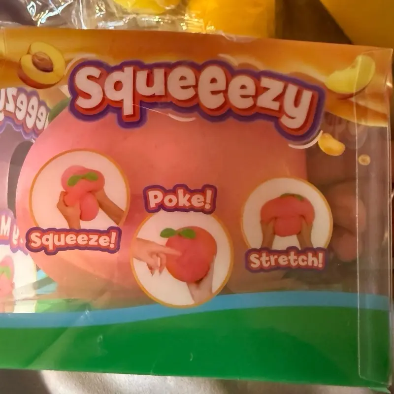 Giant peach squishy