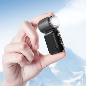 Mini Multipurpose Handheld Fan, Powerful Turbo Portable Fan with Speed Levels 1–199, 18,000 RPM High-Speed Motor, 3–13 h Max Cooling Time, 3600mAh Rechargeable Battery, Pocket Personal Travel Gadget for Women and Men