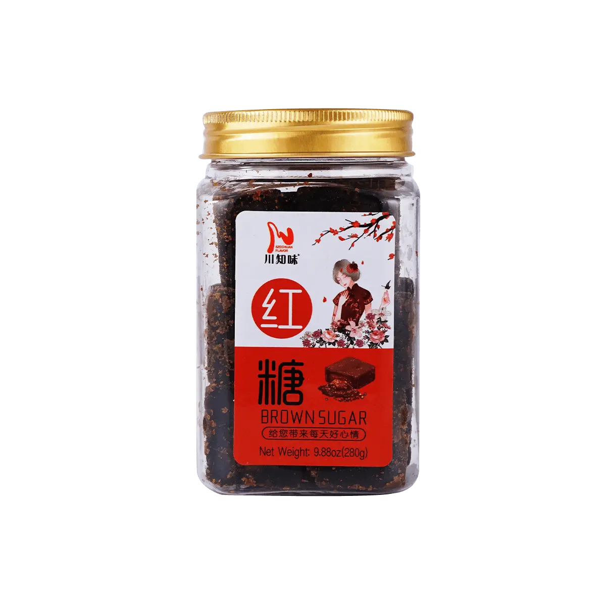 Sichuan Flavor Brown Sugar 280g - Authentic Chinese Sweetener for Cooking & Baking