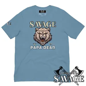 Savage Papa Bear Tee  | Designs By Savage