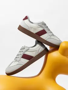 HOBIBEAR Women's Wide Fit Casual Sneakers, Round Toe Low Top Shoes, Textile Upper Rubber Sole, All Season Fashion Running Shoes, Sports Shoes