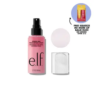 e.l.f. Power Grip Rosé Makeup Setting Spray, Cosmetic Long-Lasting Fixing Spray for Makeup Locking