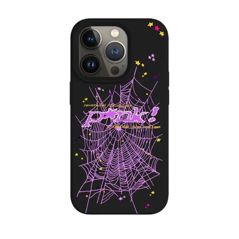 DarlingCase Sp5der Punk Style Tough Phone Case for iPhone 7 to iPhone 17 Stylish Protection Heavy Duty Shockproof Cover Trendy Design Durable Phone Case Wireless Protective iphone 17 phone case
