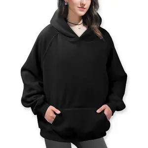 Unisex Basic Loose Hoodie Sweatshirt Long Sleeve Pocket Drop Shoulder Pullovers Cotton Fabric akimbo club hoodie Women's Tree Oversized Quarter Menswear Soft Breathable Classic Coat Fleece Jacket Layer Man hoodie ing