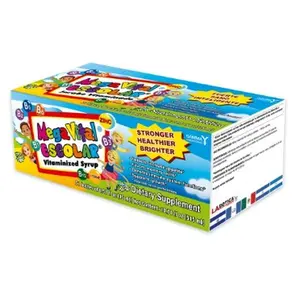 Megavital Escolar Jarabe Vitaminado Para Niños 21 Frascos - Vitaminzed Syrup for Children 21 Vials