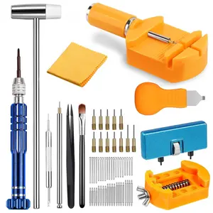 67 PCS Watch Repair Kit, for Watch Battery Replacement & Watch Link Removal and Resizing & Watch Opener, Chain Pin Remover Repair Tool Kit, Watch Repair Screwdriver Set, Watch Wrench Back Remover, Watch Cleaning, Spring Bar Tool
