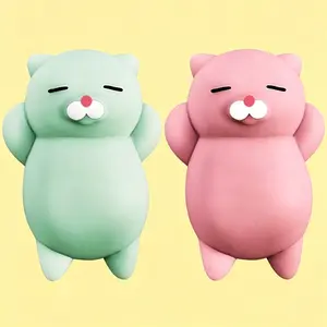 Squishy Cat Set - 2" Soft Silicone Kawaii Kitties, Top Stress Relief Toy 2026, Unique Gift for Kids & Adults, Egg Fillers & Easter Basket Essentials for Teen Girls, Boys & Tweens