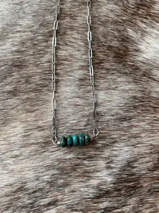 Authentic Turquoise Bar Necklace Authentic Turquoise Bar Necklace