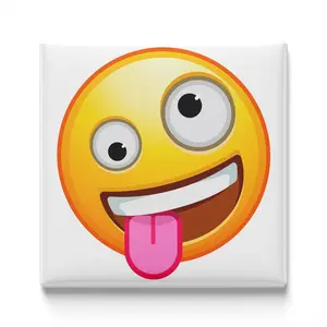 GOOFY FACE EMOJI MAGNET
