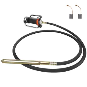 1500W Concrete Compaction Tool – 2HP Copper Engine, 16000 VPM, 14.75ft Probe – Eliminate Air Bubbles for Smooth Finish