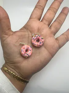Simpsons Donut earrings