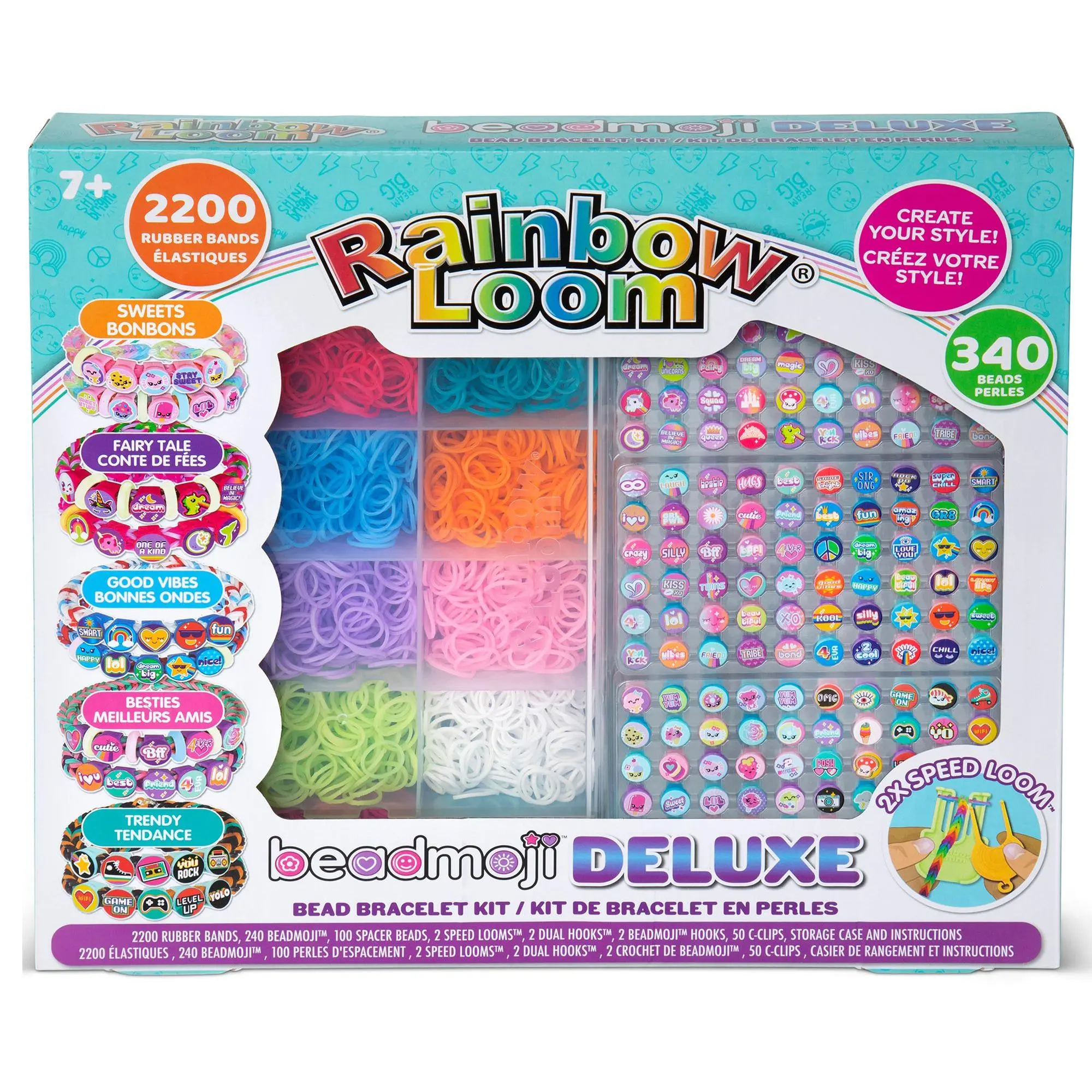 Rainbow Loom Beadmoji Deluxe DIY Rubber Band &ead Bracelets Rainbow Loom Beadmoji Deluxe DIY Rubber Band &ead Bracelets