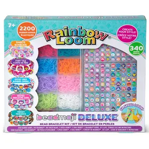 Rainbow Loom Beadmoji Deluxe DIY Rubber Band &ead Bracelets