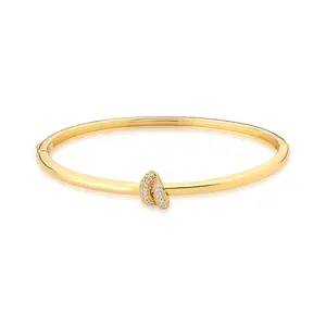 Gold Knot Studded Bracelet