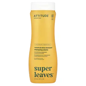 ATTITUDE Super Leaves™, Volume & Shine Shampoo, Soy Protein & Cranberries, 16 fl oz (473 ml)