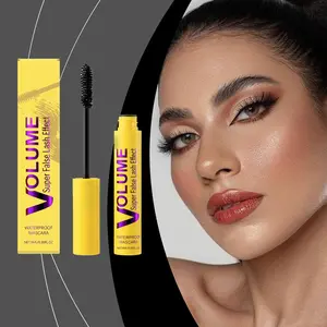 Cosmetiques VolumeCare+ Mascara – Long-Lasting Curl & Super Volume – Waterproof & Nourishing with Beeswax – Gentle for Sensitive Eyes, Easy to Remove