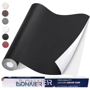 BONAIER Leather Repair Tape 17*79inch 50*200cm Extra Large Patch for Furniture, Vinyl Repair Kit, Sofas, Office Chairs & More